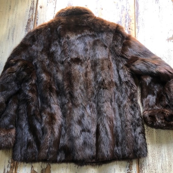 VINTAGE FUR Coat in Excellent Condition M/L - Picture 11 of 12